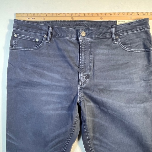 American Eagle Next Level Flex Men's Slim Blue Denim Jeans 40/34 NWT - Picture 2 of 13